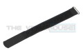 Cable tie, 25mm x 17cm + 6cm haaktip, zwart