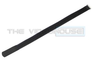 Cable tie, 25mm x 41cm + 6cm haaktip, zwart