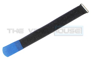 Cable tie, 50mm x 41cm + 6cm haaktip, blauw